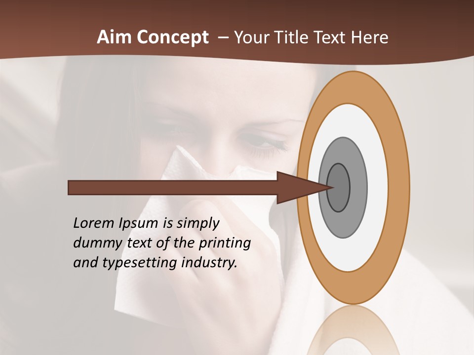 Sniffles Allergies   PowerPoint Template