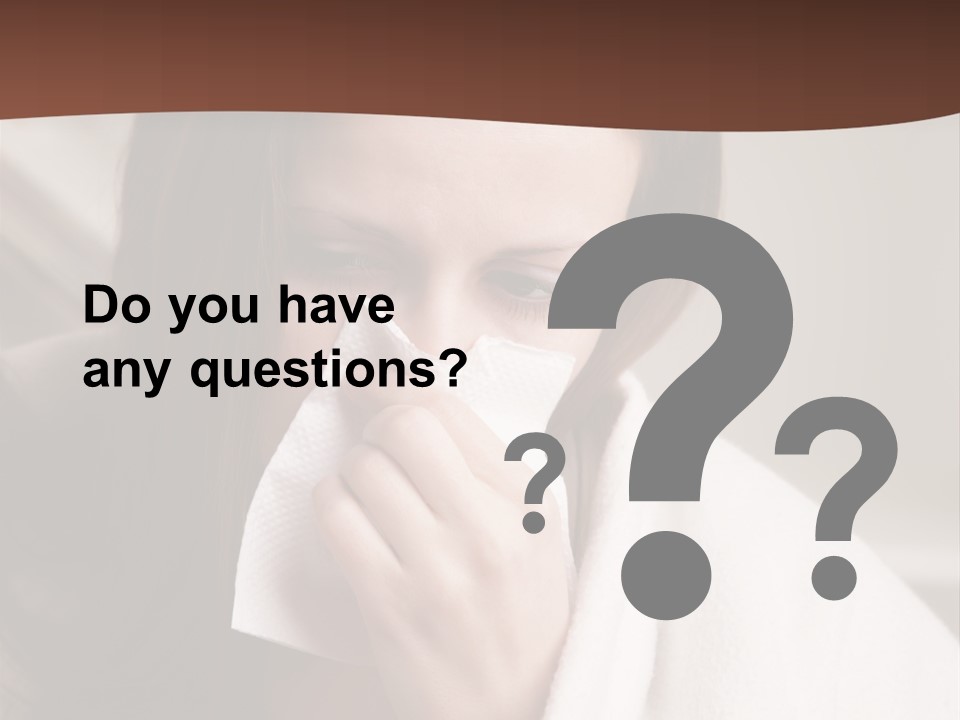 Sniffles Allergies   PowerPoint Template