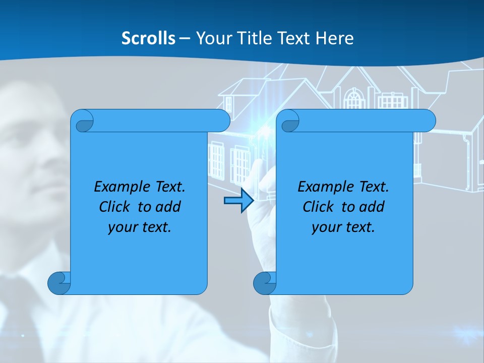 Sketching Whiteboard Teaching PowerPoint Template