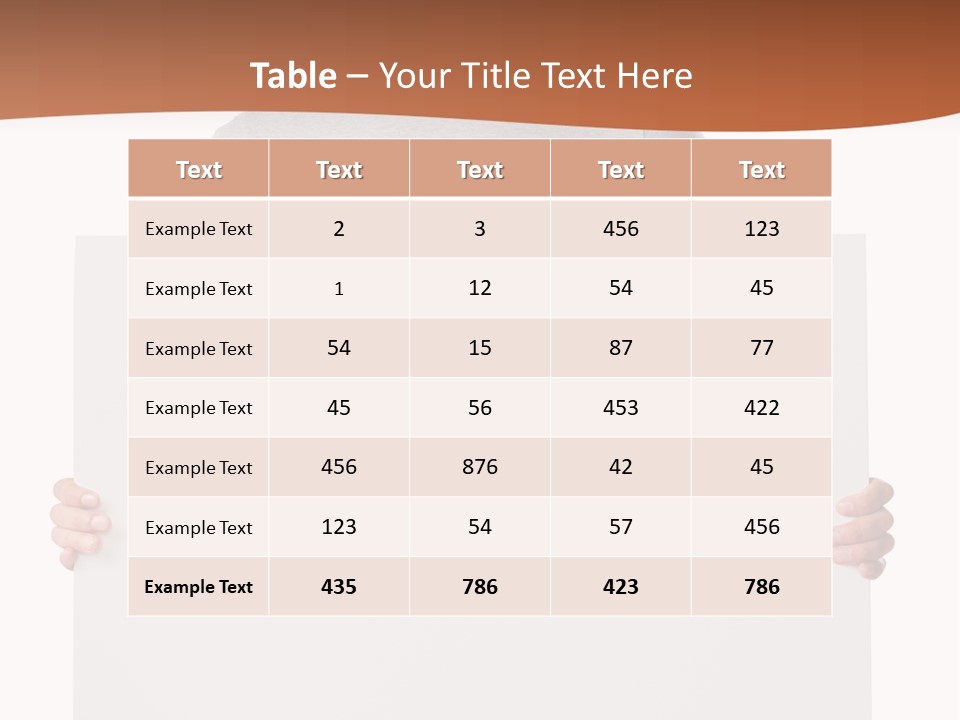 White People Hispanic PowerPoint Template