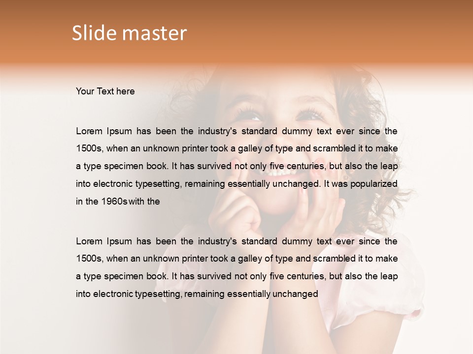 Expression Color Clothing PowerPoint Template