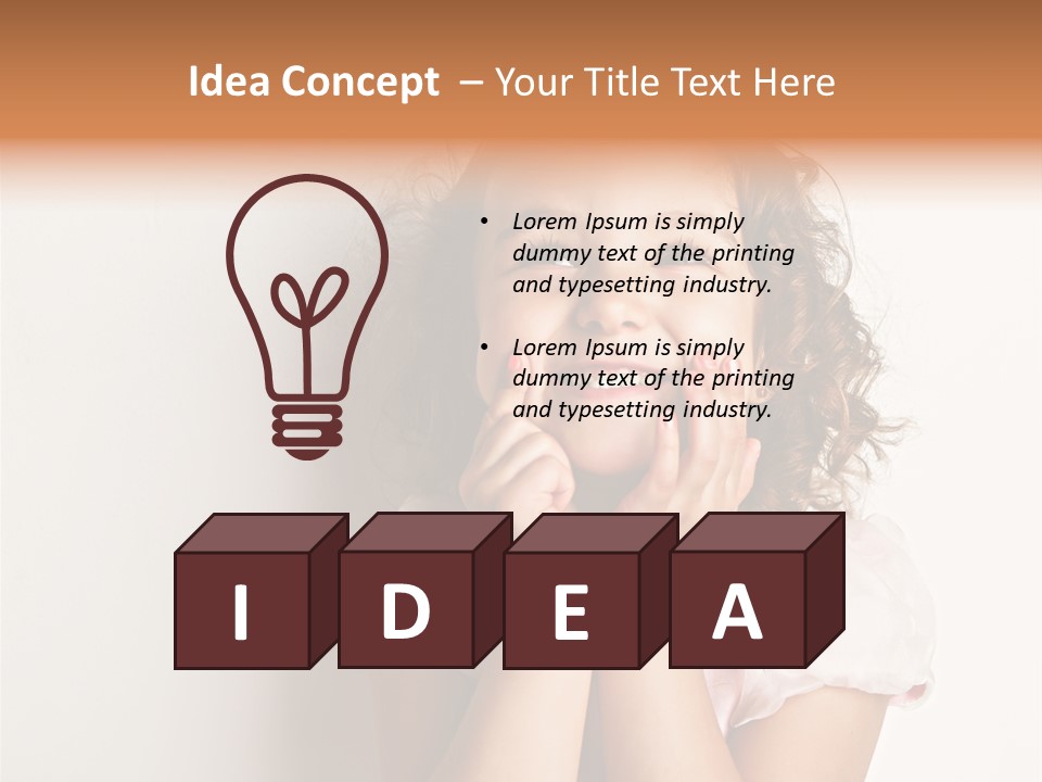 Expression Color Clothing PowerPoint Template