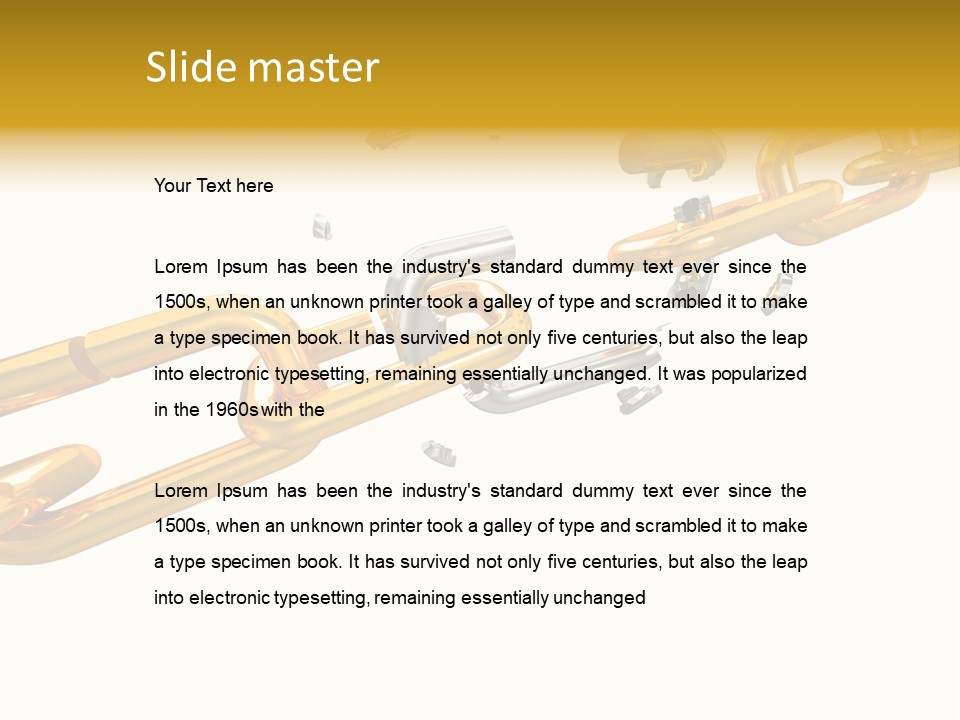 Strength Reliable Steel PowerPoint Template