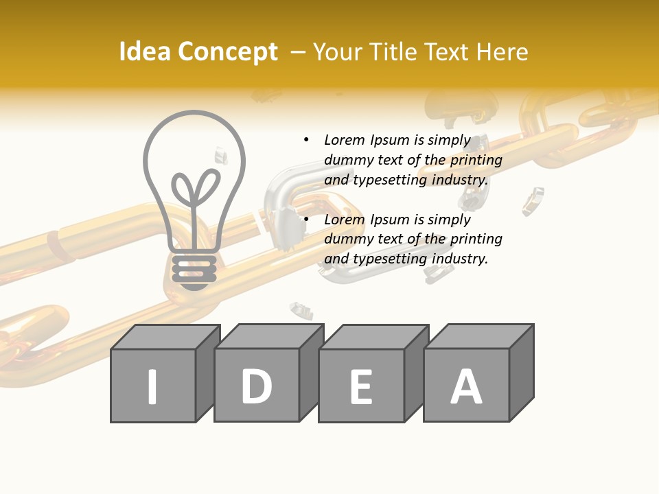 Strength Reliable Steel PowerPoint Template