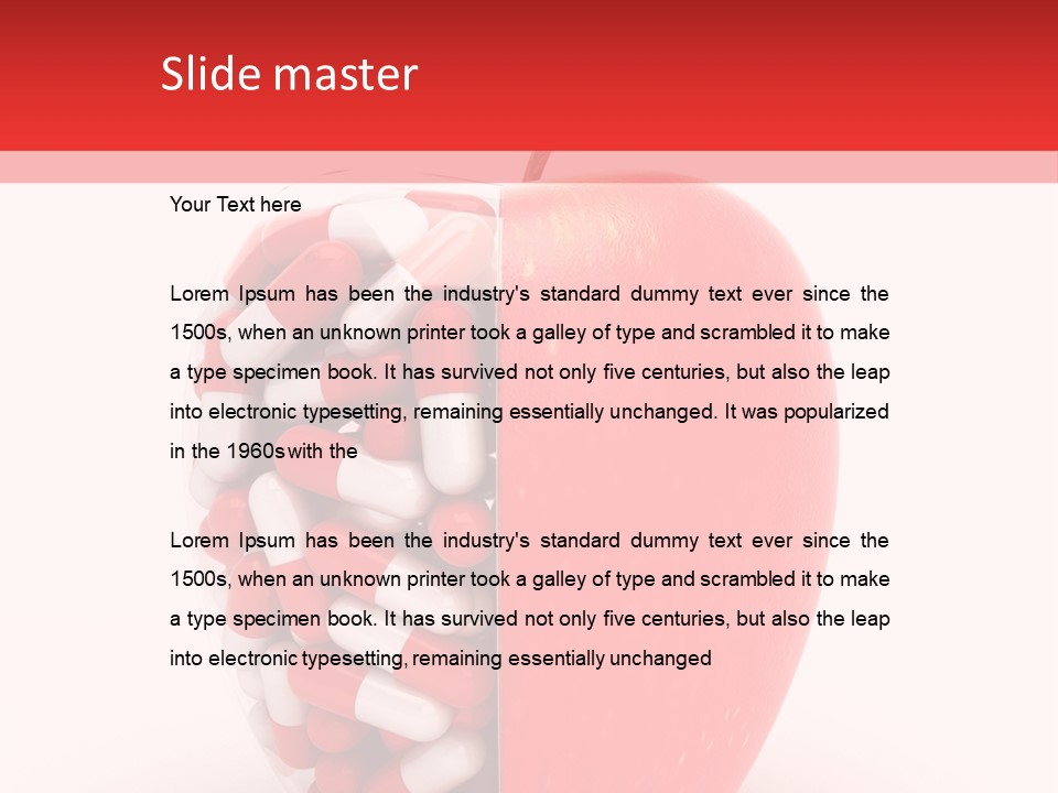 Graphic Illustration Fruit PowerPoint Template