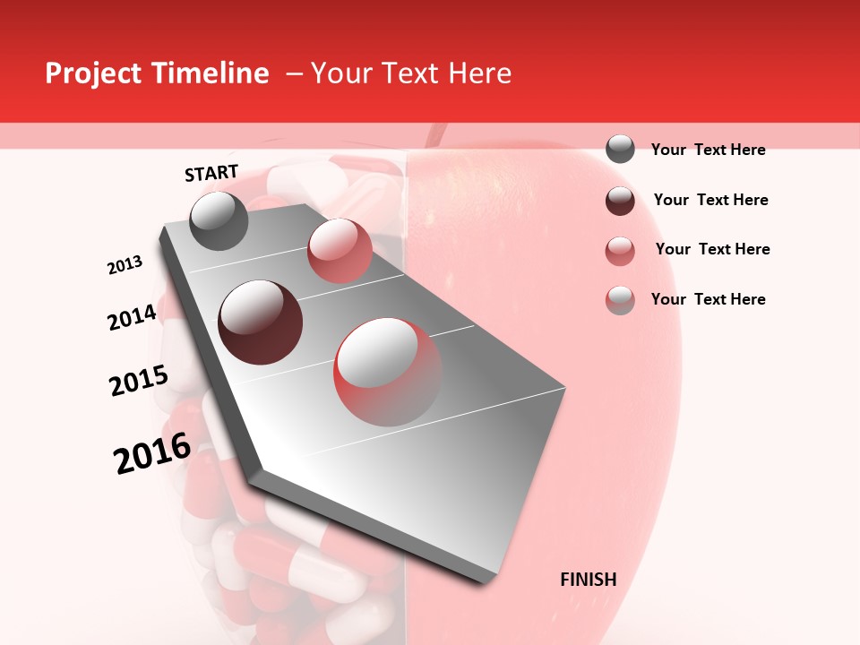 Graphic Illustration Fruit PowerPoint Template