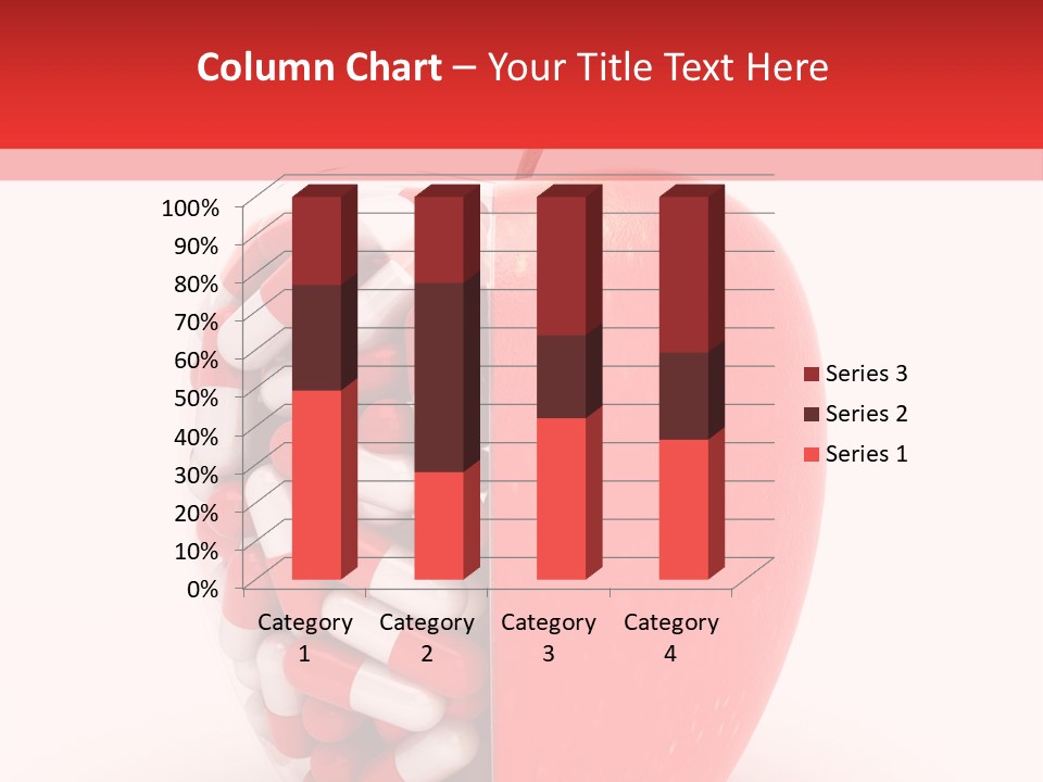 Graphic Illustration Fruit PowerPoint Template