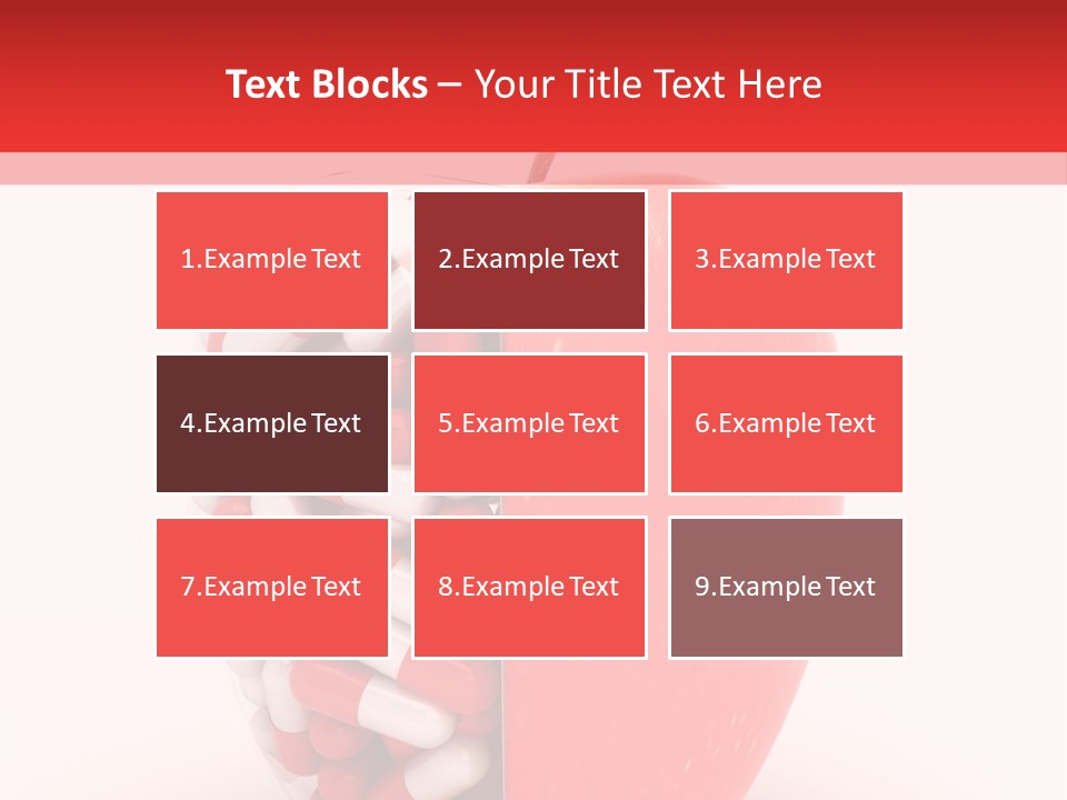 Graphic Illustration Fruit PowerPoint Template