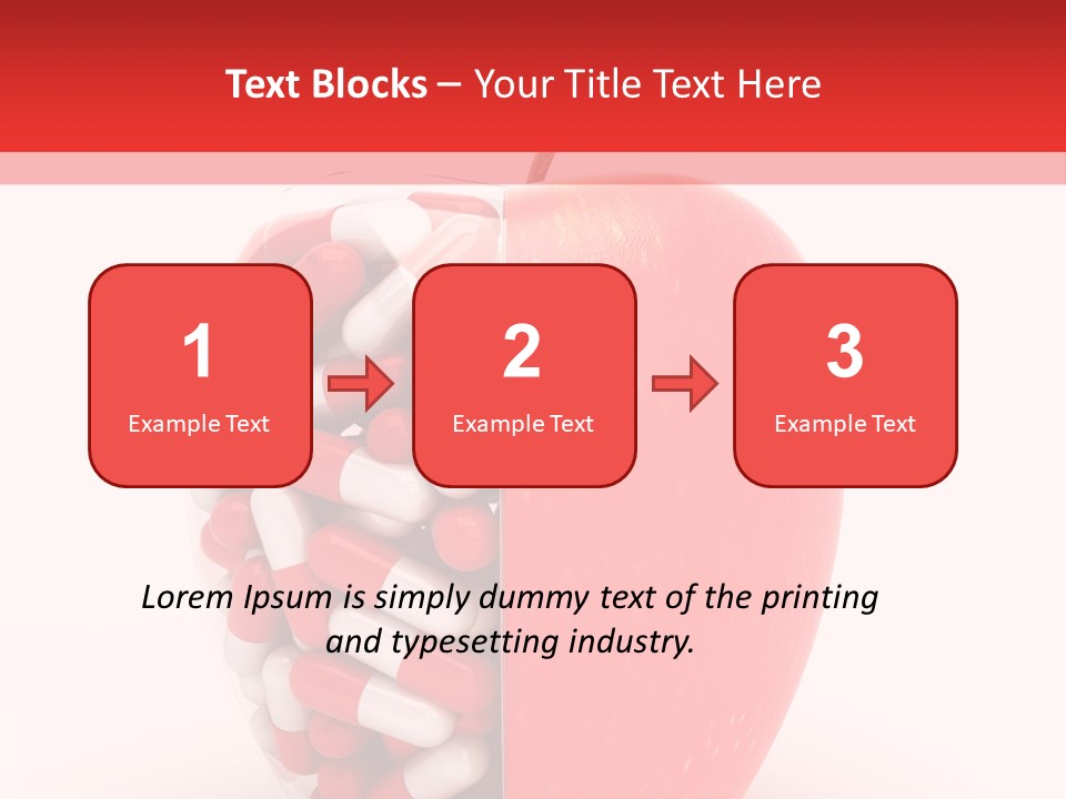Graphic Illustration Fruit PowerPoint Template