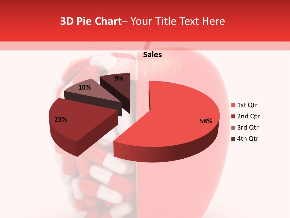 Graphic Illustration Fruit PowerPoint Template
