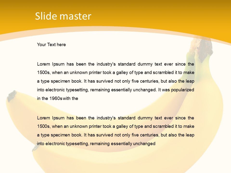 Fruit Appetizing Yellow PowerPoint Template