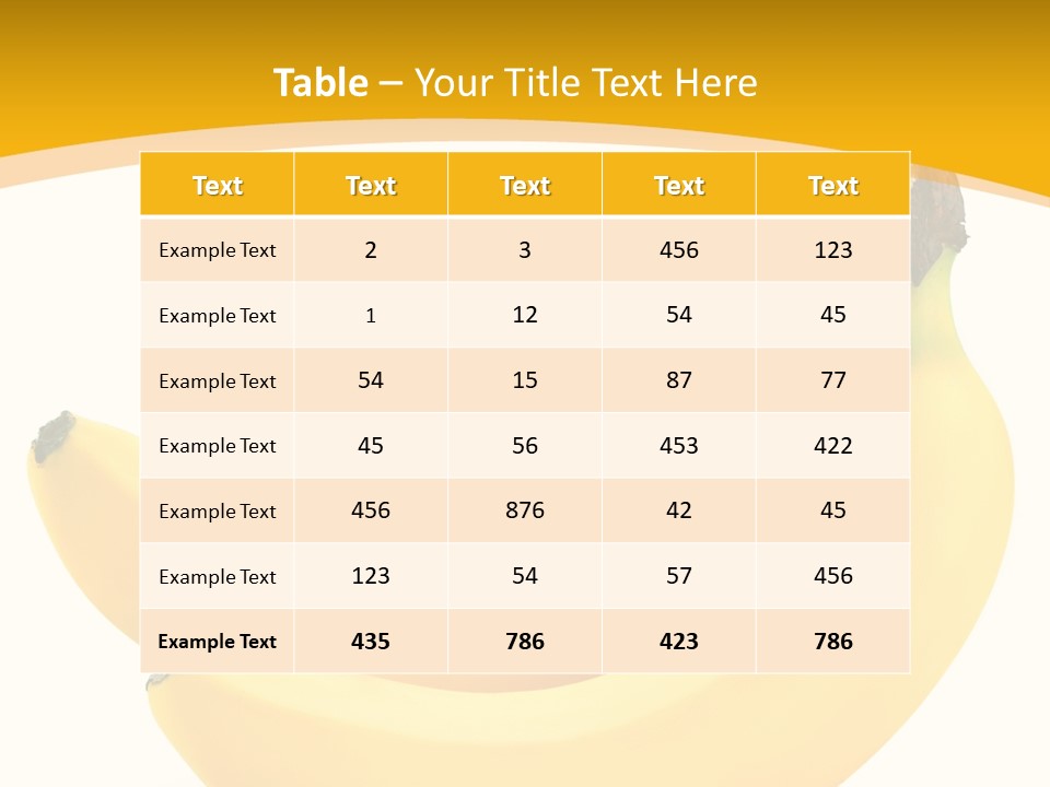 Fruit Appetizing Yellow PowerPoint Template