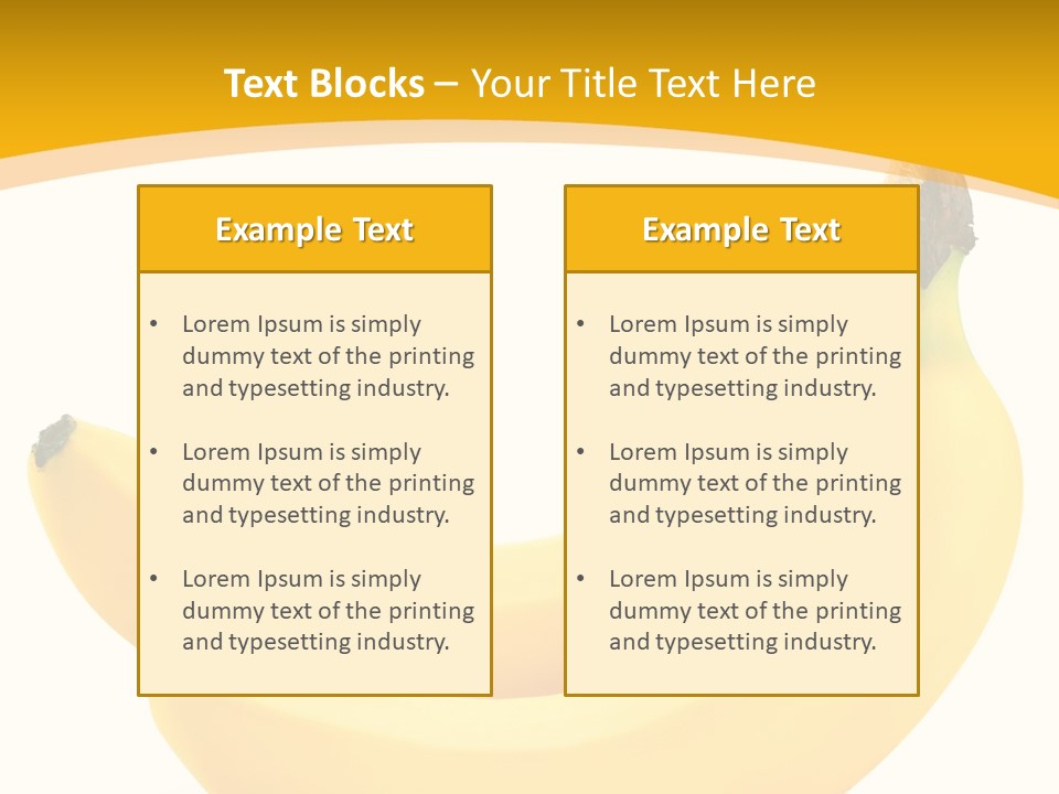 Fruit Appetizing Yellow PowerPoint Template