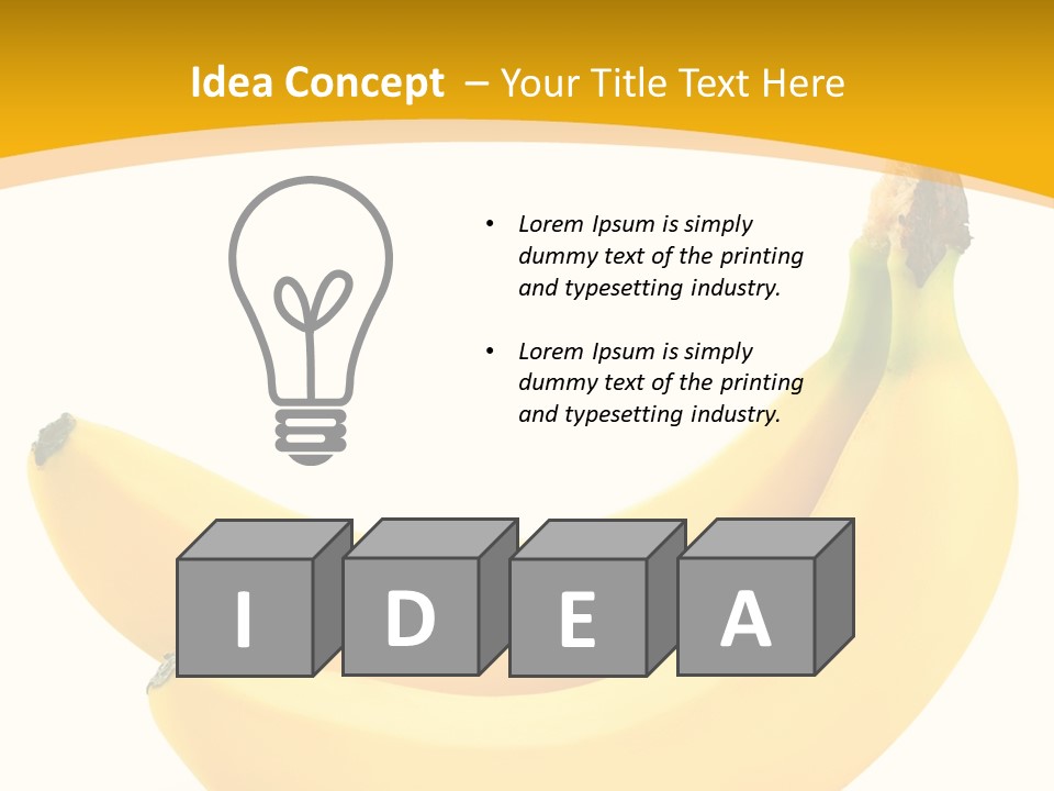 Fruit Appetizing Yellow PowerPoint Template