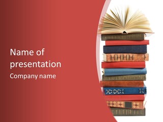 Antique Group Library PowerPoint Template