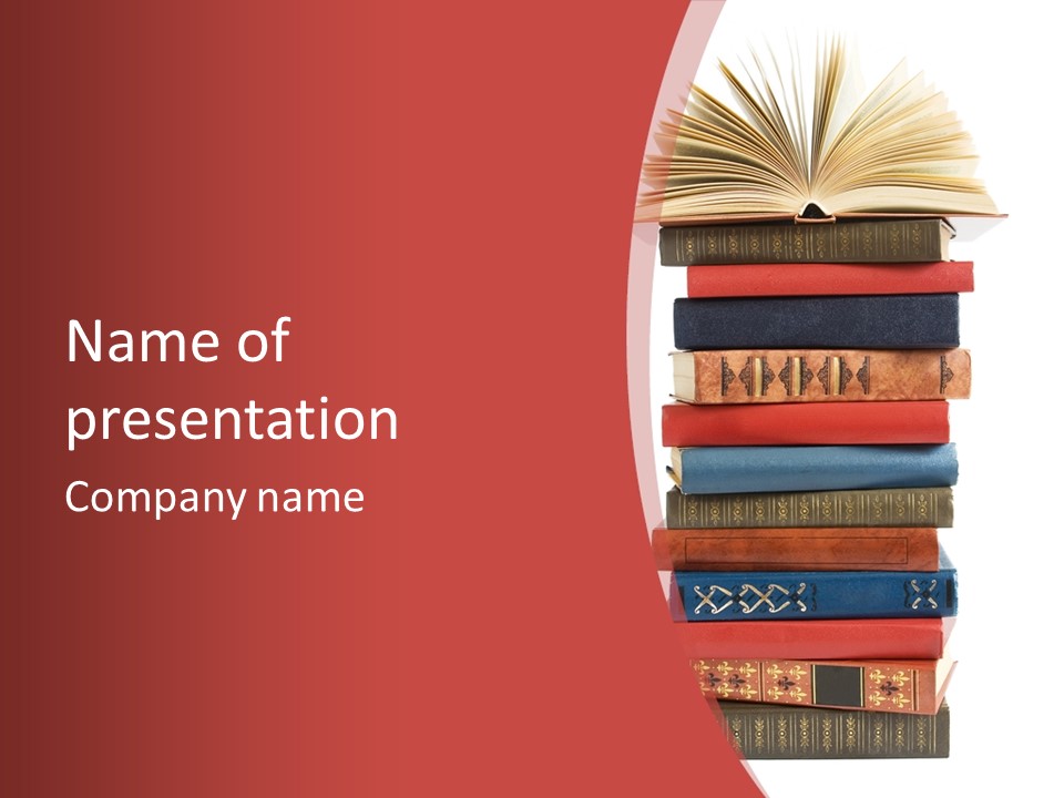 Antique Group Library PowerPoint Template