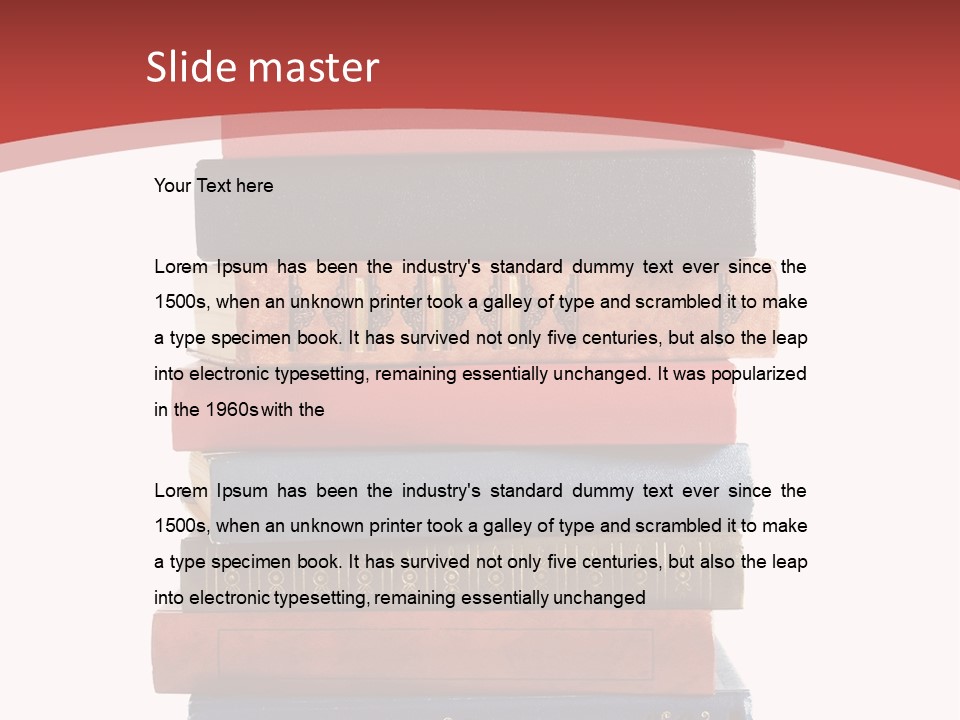 Antique Group Library PowerPoint Template