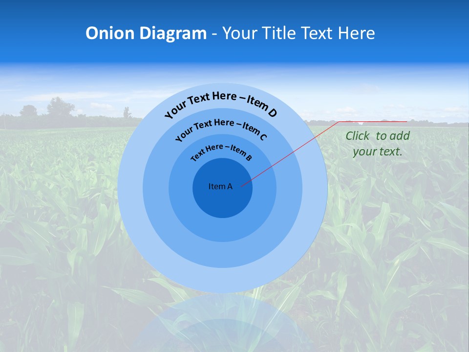 Spring Background Corn PowerPoint Template