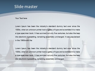 Team White Game PowerPoint Template