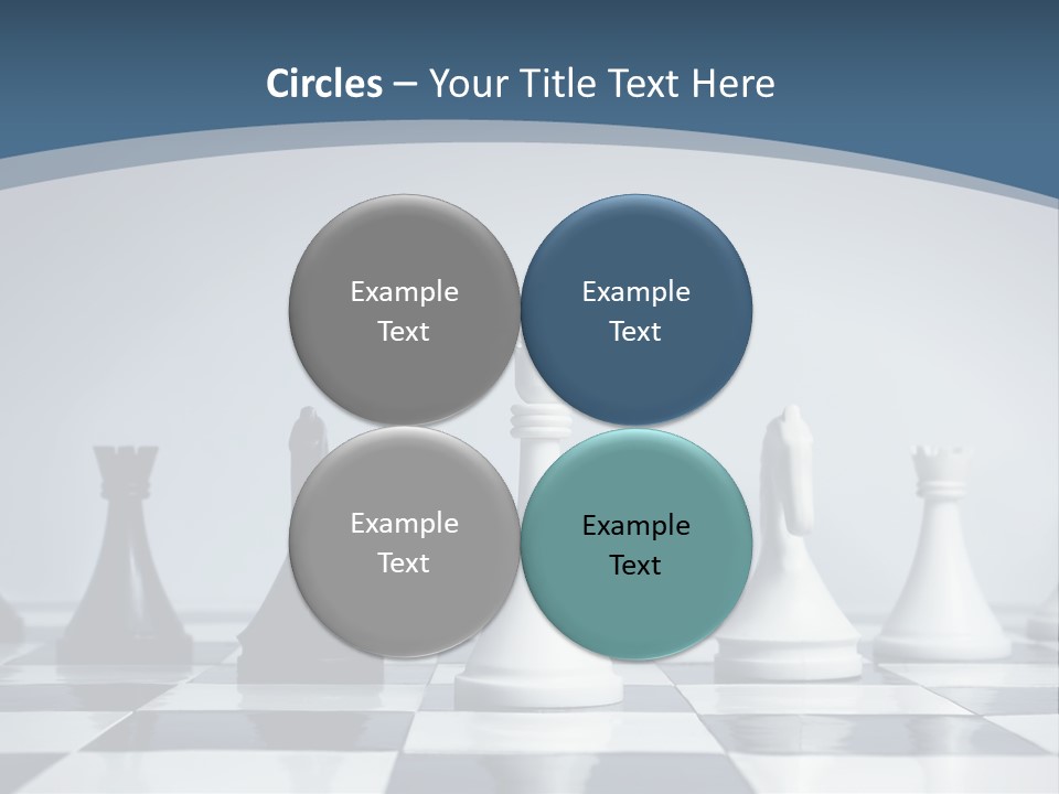 Team White Game PowerPoint Template