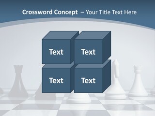 Team White Game PowerPoint Template