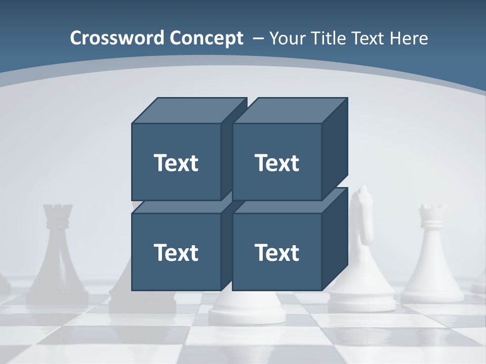 Team White Game PowerPoint Template