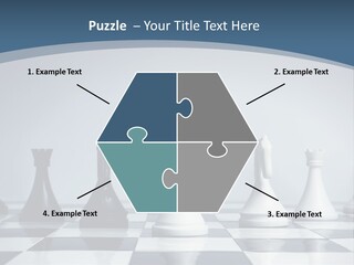 Team White Game PowerPoint Template