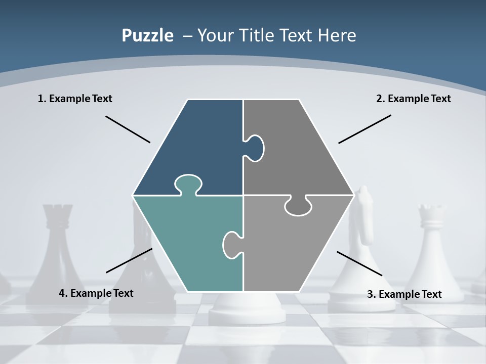 Team White Game PowerPoint Template