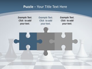 Team White Game PowerPoint Template