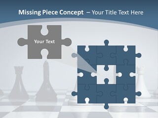 Team White Game PowerPoint Template