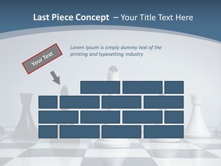 Team White Game PowerPoint Template