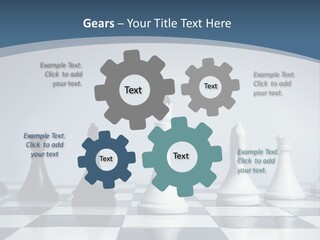 Team White Game PowerPoint Template