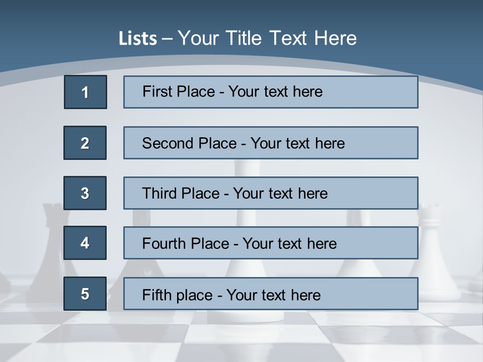 Team White Game PowerPoint Template