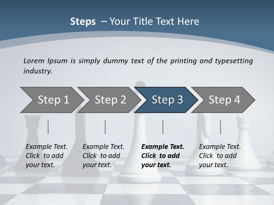 Team White Game PowerPoint Template