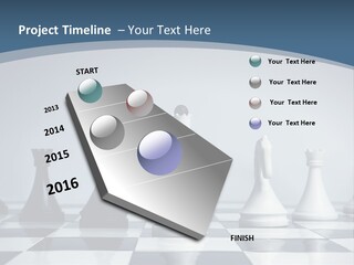 Team White Game PowerPoint Template