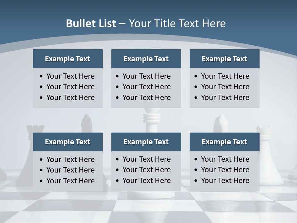 Team White Game PowerPoint Template