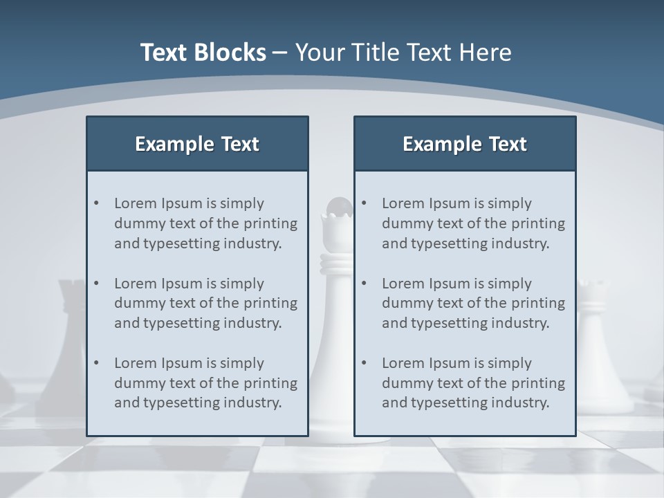 Team White Game PowerPoint Template