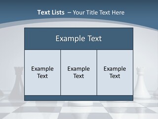 Team White Game PowerPoint Template
