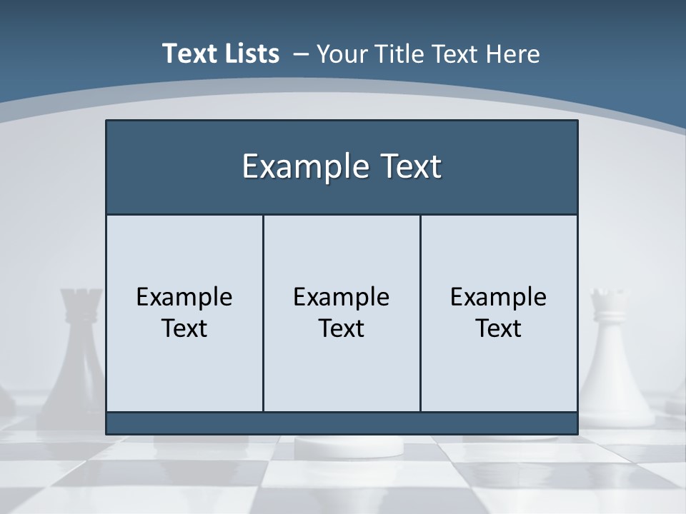 Team White Game PowerPoint Template