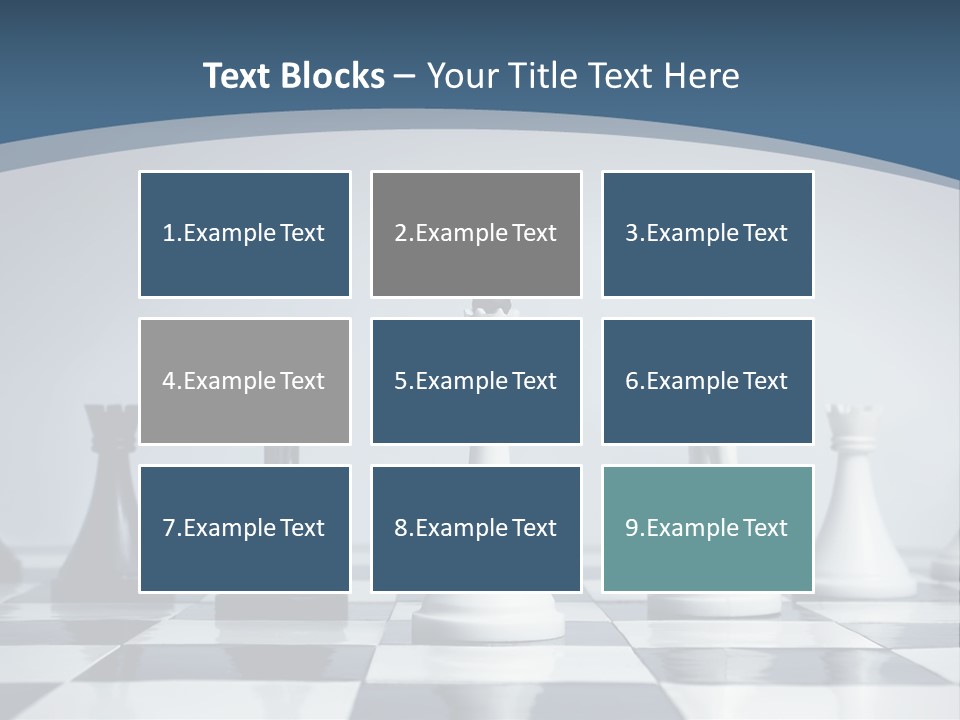Team White Game PowerPoint Template