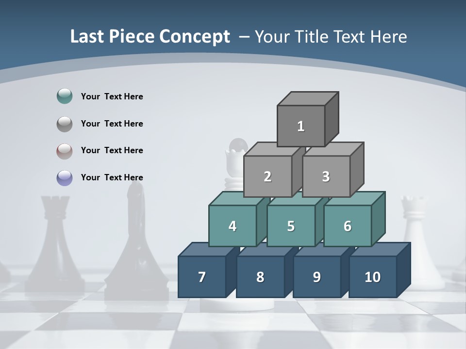 Team White Game PowerPoint Template