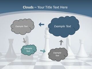 Team White Game PowerPoint Template