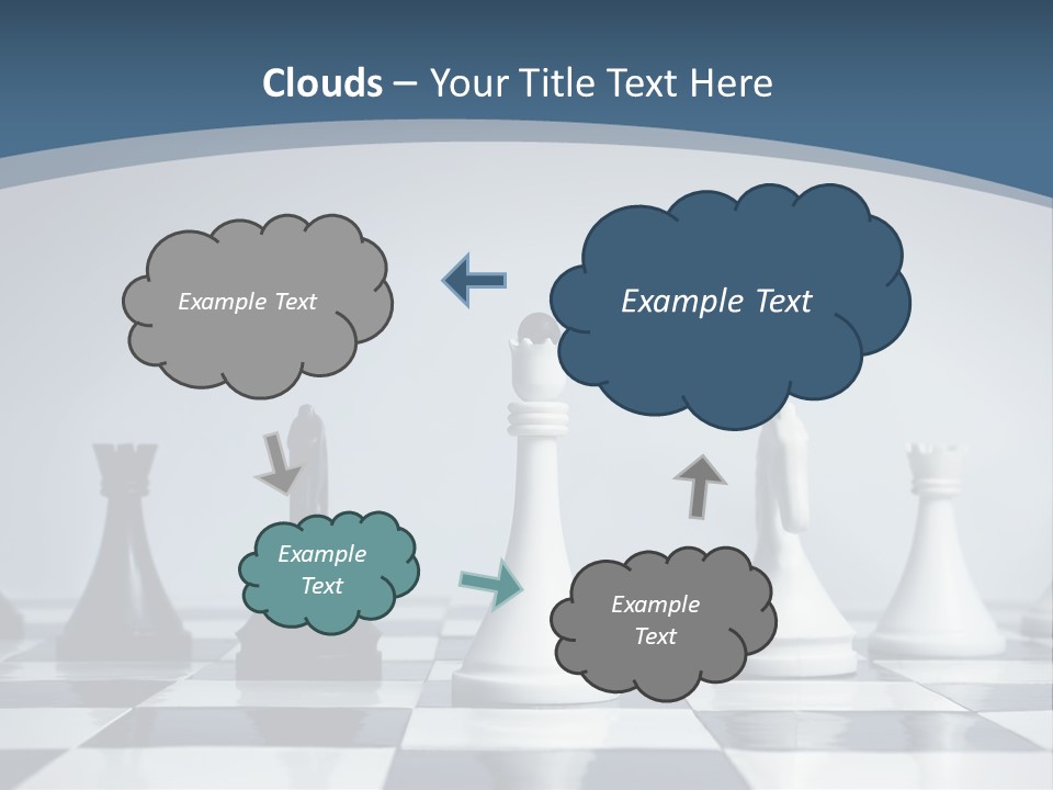 Team White Game PowerPoint Template