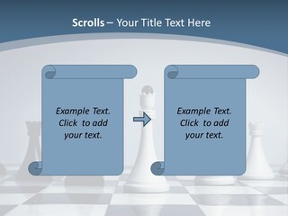 Team White Game PowerPoint Template