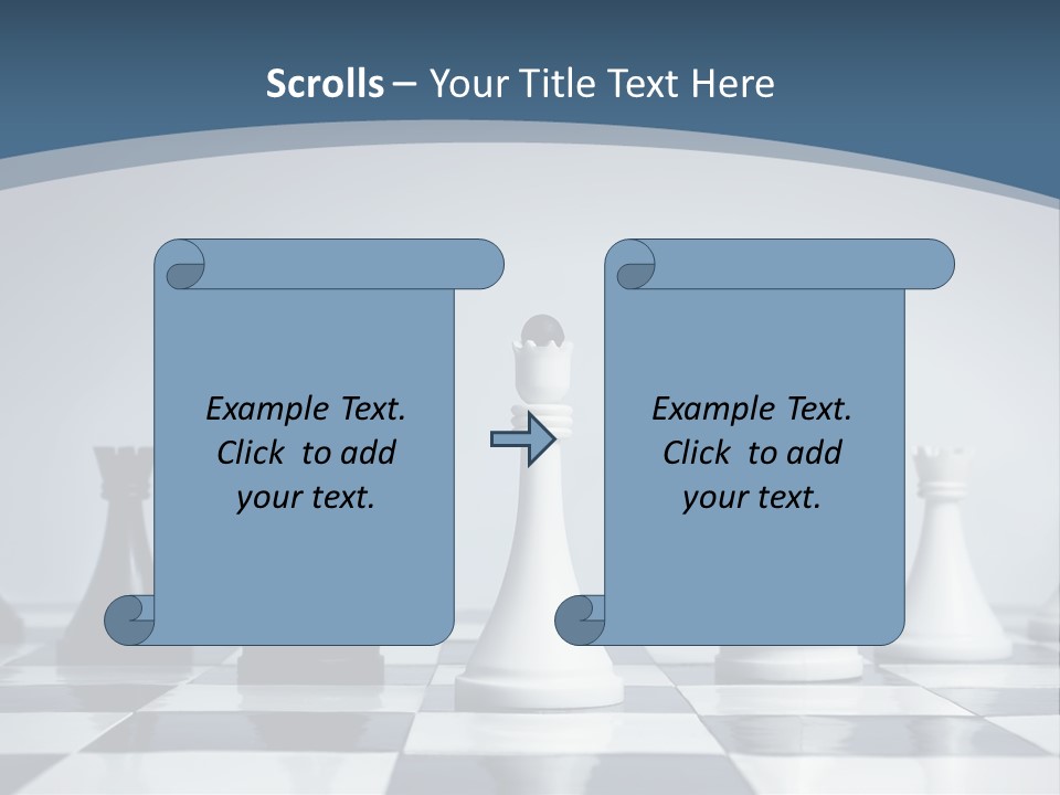 Team White Game PowerPoint Template