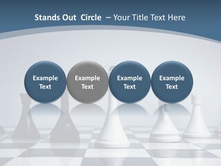Team White Game PowerPoint Template