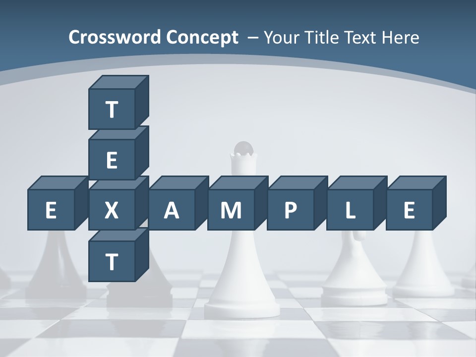 Team White Game PowerPoint Template