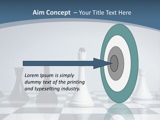 Team White Game PowerPoint Template