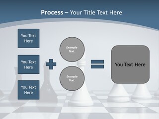 Team White Game PowerPoint Template