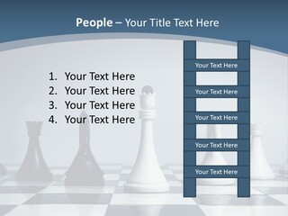 Team White Game PowerPoint Template